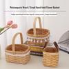 March 8th Women's Day Handmade Woven Flower Basket