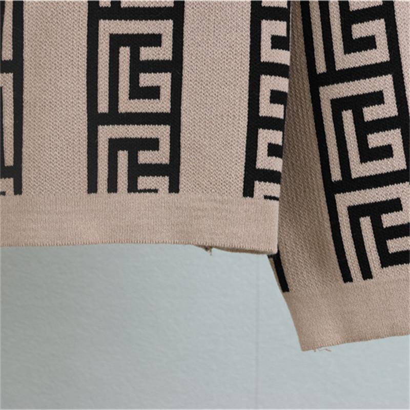 Women's Autumn Casual Suit Loose Round Neck Cardigan Wide Leg Pants Two-Piece Set Two Piece Set