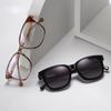 2 In 1 Premium Grade Optical Eyeglasses Anti Blue Light Presbyopia Eyeglasses Stylish Women Men Clip On Magnets Sun +Glasses +2