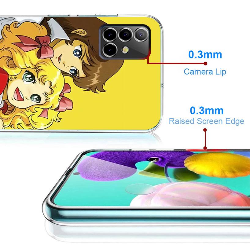 Anime Candy Phone Case For Samsung Galaxy A17 A16 A15 A14 A13 A57 A56 A55 A54 A53 A37 A36 A35 A34 A33 A26 A25 A24 A23 Galaxy A17
