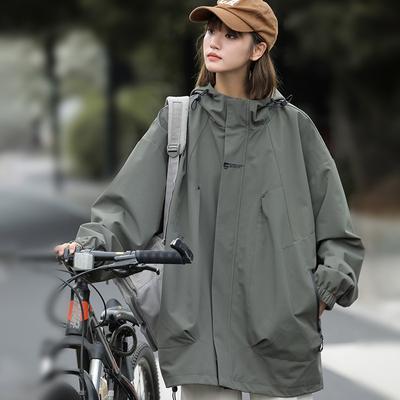 Fashion Trench Coats for Women Spring Autumn Korean Windbreaker Women Windbreaker Plus Size Outerwear Lady Hooded Coats