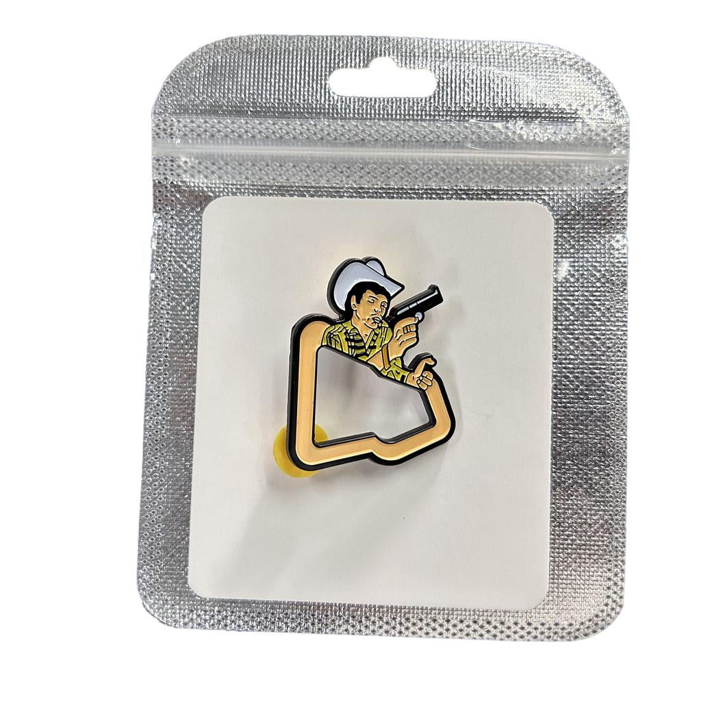 New Era Cartoon Hutnadeln Metall Baseballkappe Broschen Mode Bekleidungszubehör Rutschfestes Kappenabzeichen Hutdekoration