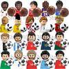 8/9Pcs/Sets Famous Basketball Football Players Building Blocks Sets Soccer Action Figures Bricks Toys Christmas Gifts
