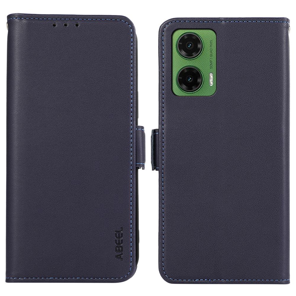 

ABEEL For Motorola Moto G35 5G Case Leather Phone Cover with RFID Blocking Wallet B