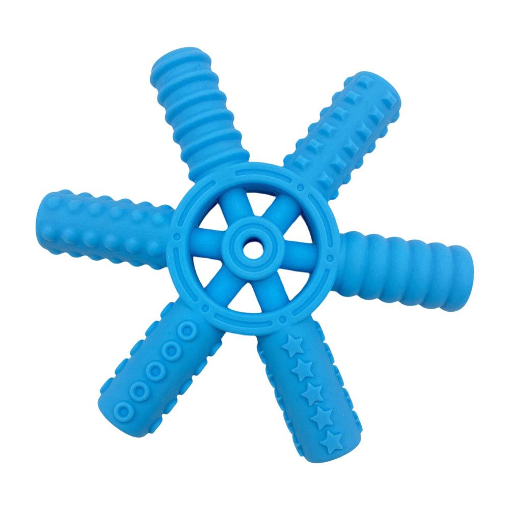 1Pcs BPA Free Silicone Teether Cartoon Sensory Chew Necklace Pendant Oral Motor Chewy Toy Therapy Tools for Kids