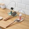 Foldable Kitchen Lid & Utensil Holder: Easy-to-Clean Organizer for Pots, Lids, Ladles, and Spatulas.