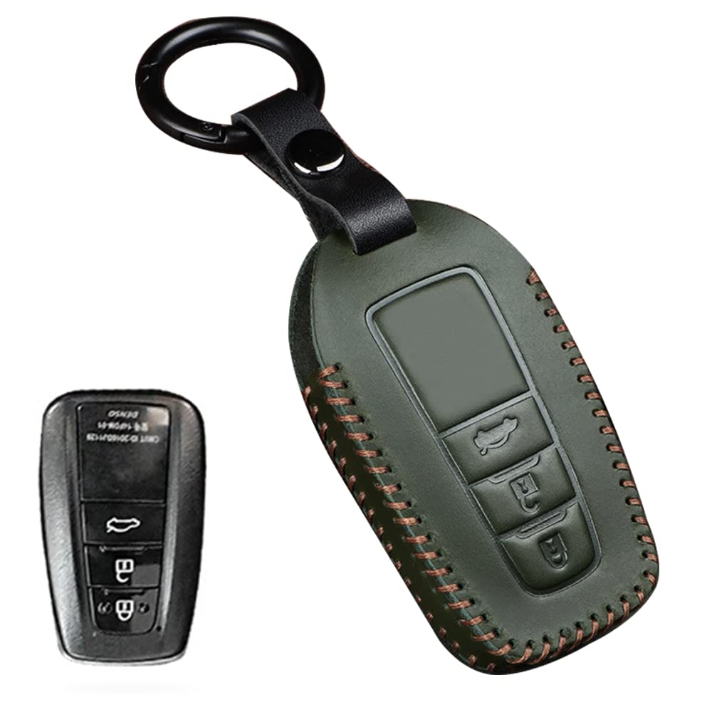 

Key Case for Toyota, Smart Key Case, Key Cover, 3J, Dedicated Design for Toyota T-WTL-27-L-3J-A зелёный