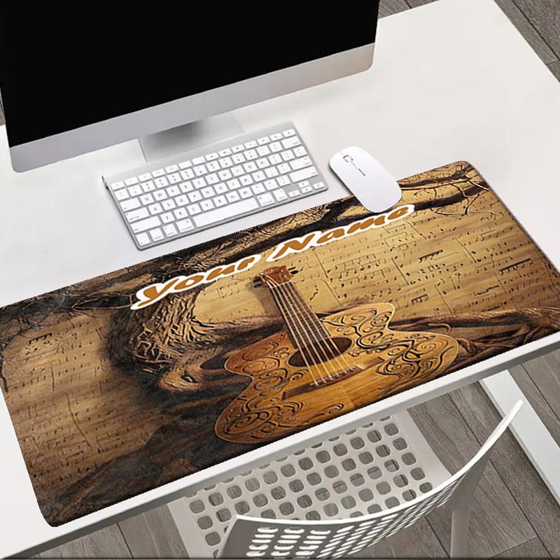 1PC Custom Name Guitar Dreams Harmony Mouse pad, keyboard and mouse desk pad, for computer notebook Birthday Gift For Any Room Or Office