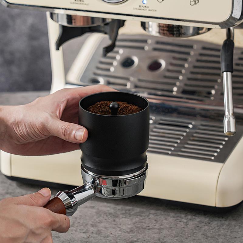 Coffee Dosing Funnel Aluminum Alloy Blind Shaker Fit 58mm Portafilters Espresso Dosing Cup Home Barista Tools Coffee Accessories