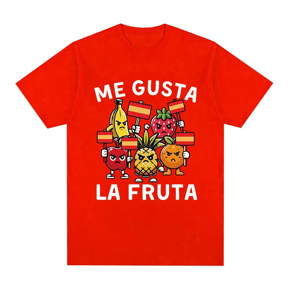 Me Gusta La Fruta T-shirt Funny I Like Fruits Spanish Meme Printed T Shirts Women Casual T-shirts Tops Clothing