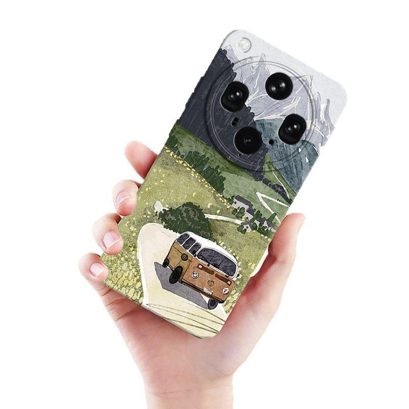 Applicable To Oppo Findx8ultra Mobile Phone Case Landscape Series Findx8 New Skin Silicone Findx8s