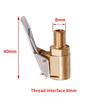 1Pcs Car Accessories Air Pump Thread Nozzle Adapter Fast Conversion Head Clip Type