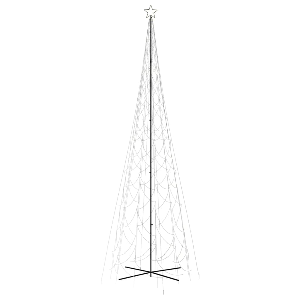 Vidaxl Choinka Stożkowa, 3000 Ciepłych Białych Led, 230X800 Cm