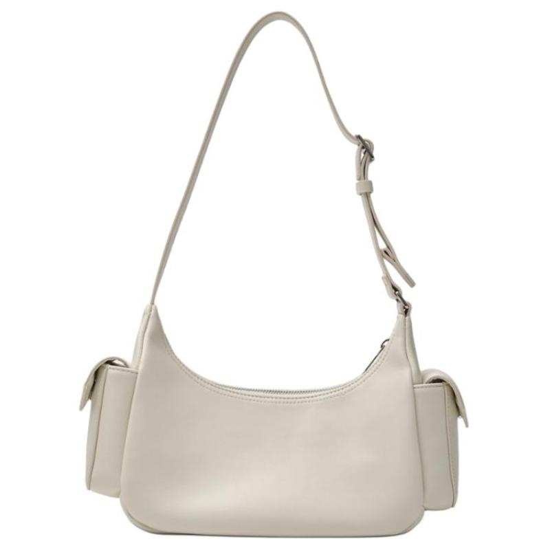 MLB Polyester Shoulder Bag Regular Women's Cream Casual 3ABQBV25N-50CRS