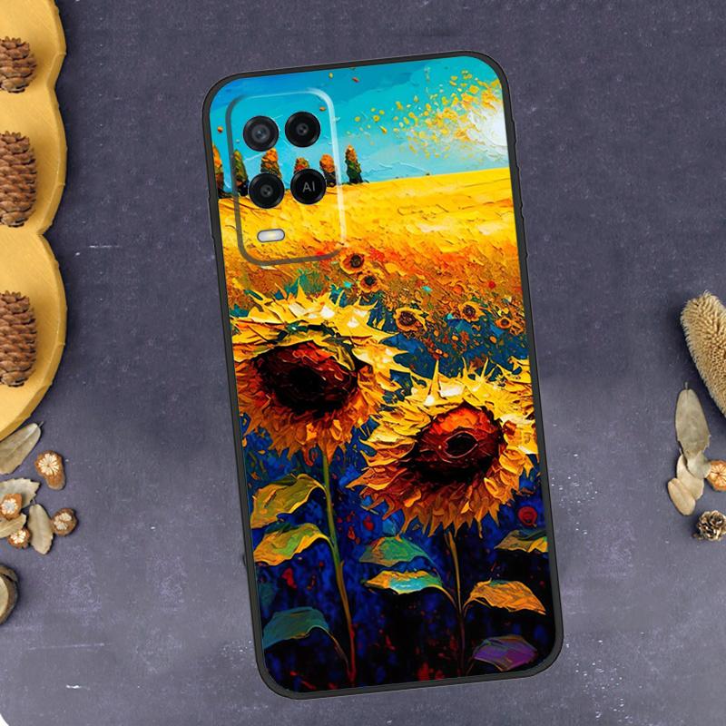 

Beautiful Yellow Sunflower Phone Case For Oppo A79 A18 A38 A58 A78 A98 A17 A40 A60 A80 A16 A76 A96 A15 A74 A94 A54 A77 OPPO A94 5G