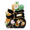 Osaka Choseido Ornament Cute Lucky Character "Fuku Kitaru Wan" (Good Fortune Dog) Ceramic Good Luck 
