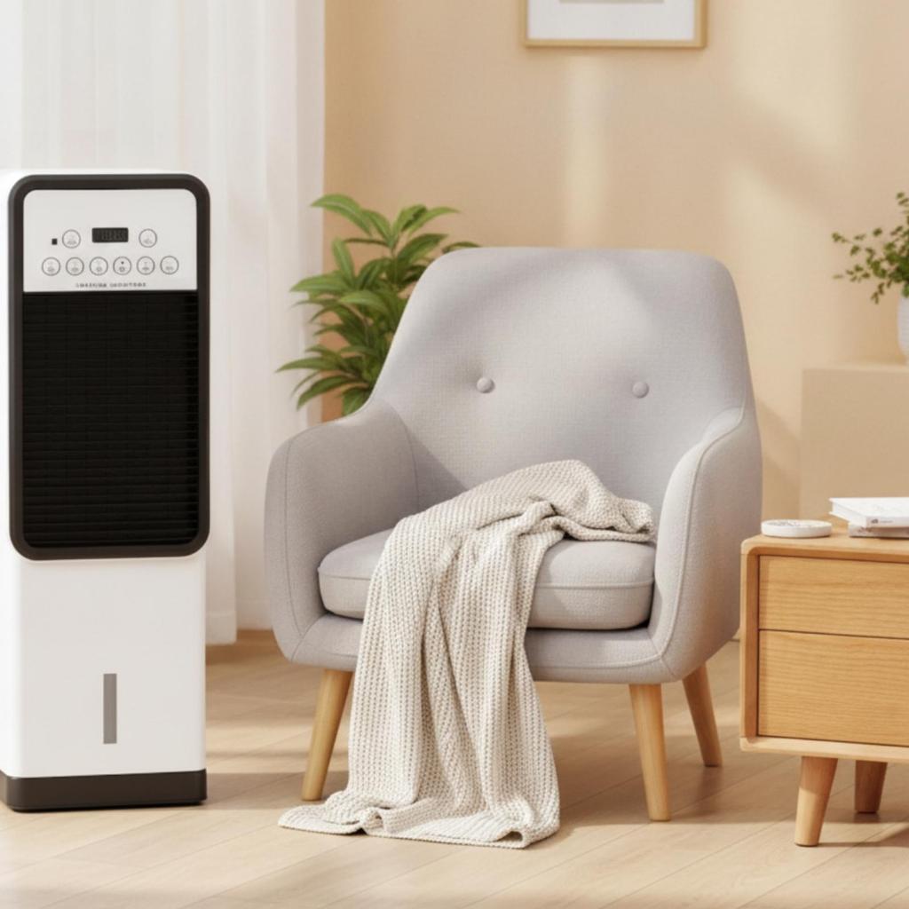 Bladeless Column Fan Cooling with Remotes Air Ventilation Device for Bedroom, Living