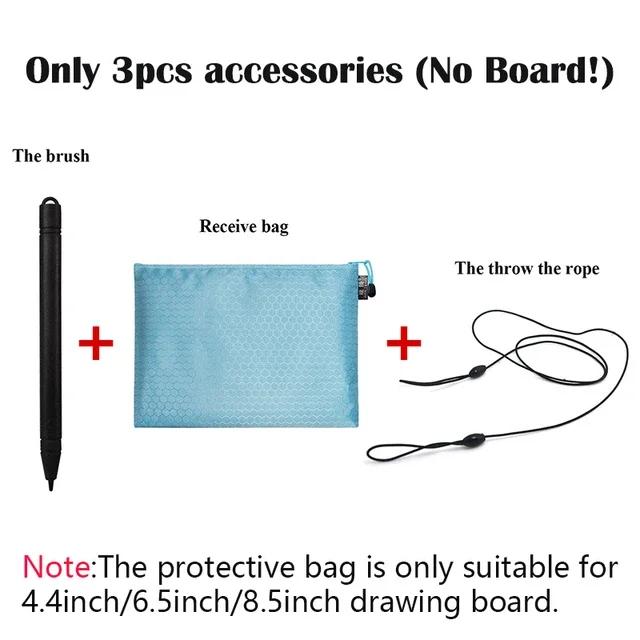 6.5 Inch LCD Drawing Plate Children Math Drawing Practice Handwriting Plate Electronic Drawing Tablet Toy Children Playthings