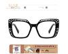 SUSZ  New Fashion Cat Eye Women Anti Blue Light Reading Glasses Myopia Hyperopia Customizable Prescription Progressive Glasses