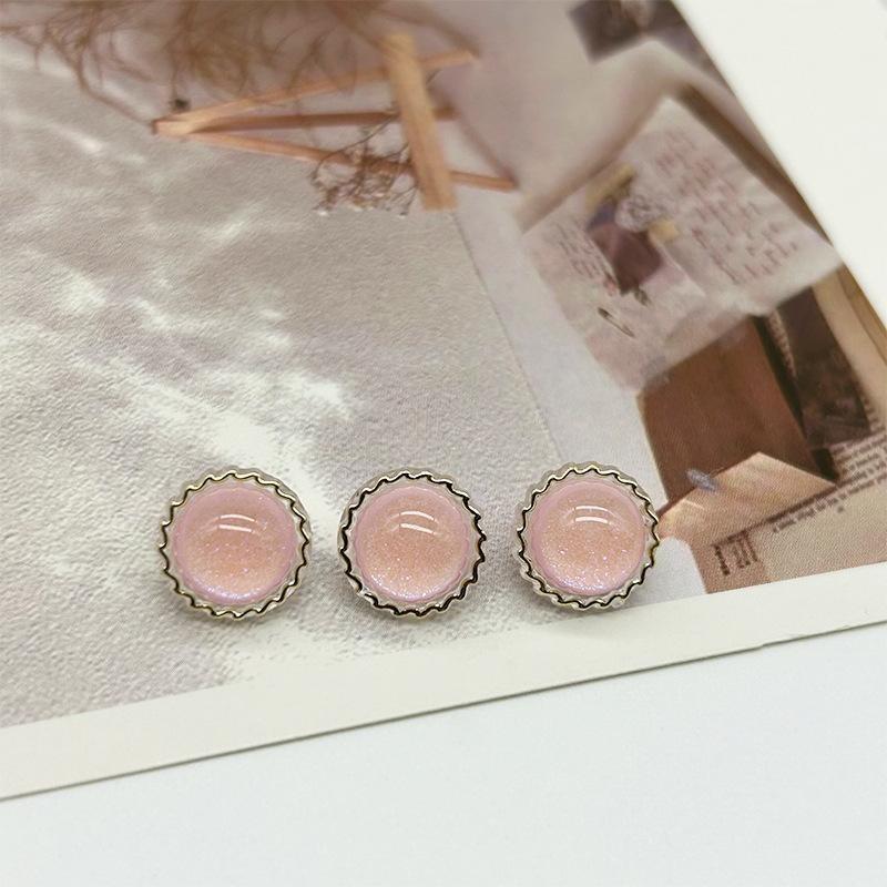 10pcs Colorful Shank Buttons 21/25mm Round Plastic Shank Buttons Coat Buttons DIY Clothes Sewing Accessories