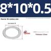 304 Stainless Steel Ultra-Thin Flat Washers - Available in Thickness: 0.1mm, 0.2mm, 0.3mm, 0.5mm