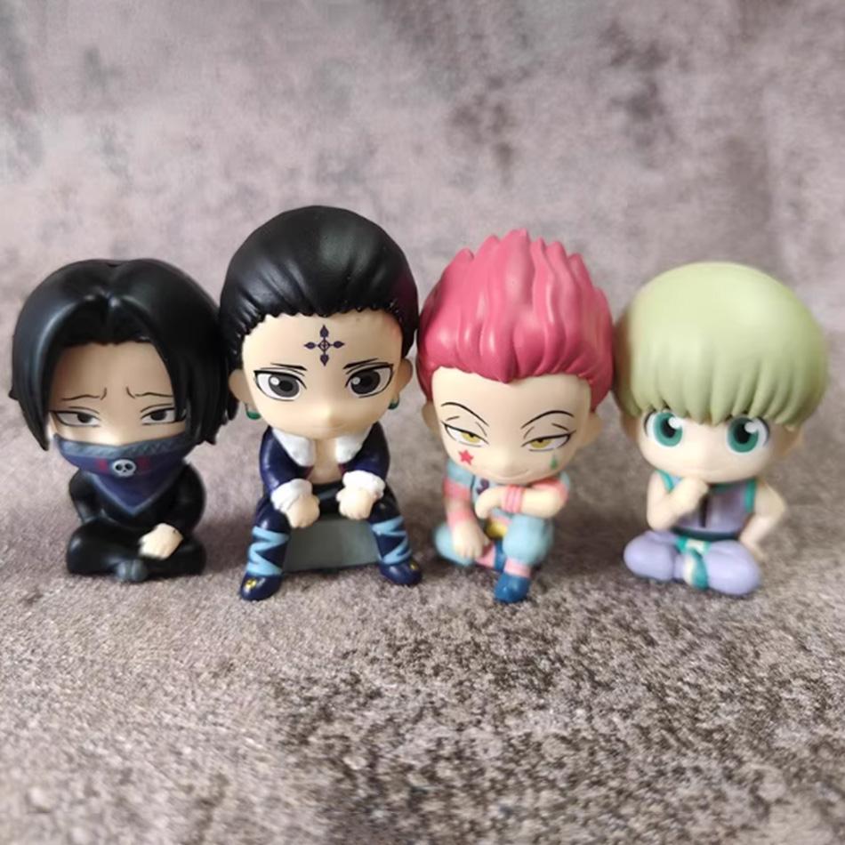 Anime Figure Figure Killua Zoldyck Kurapika Figure Hisoka Figure Feitan Mini Model Dolls Toy Gifts