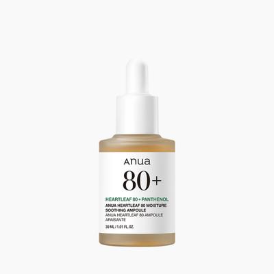 Heartleaf 80 Zklidňující ampule 30 ml – Zklidňující péče, Podpora kožní bariéry, Korejská