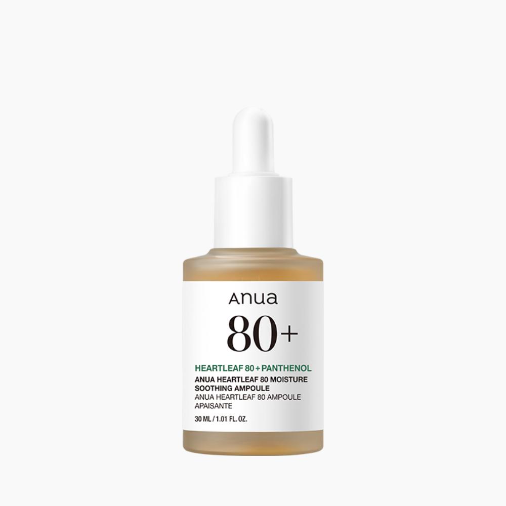 Anua Heartleaf 80 Soothing Ampoule 30ml – Calming Care, Barrier Support, Korean 30ml