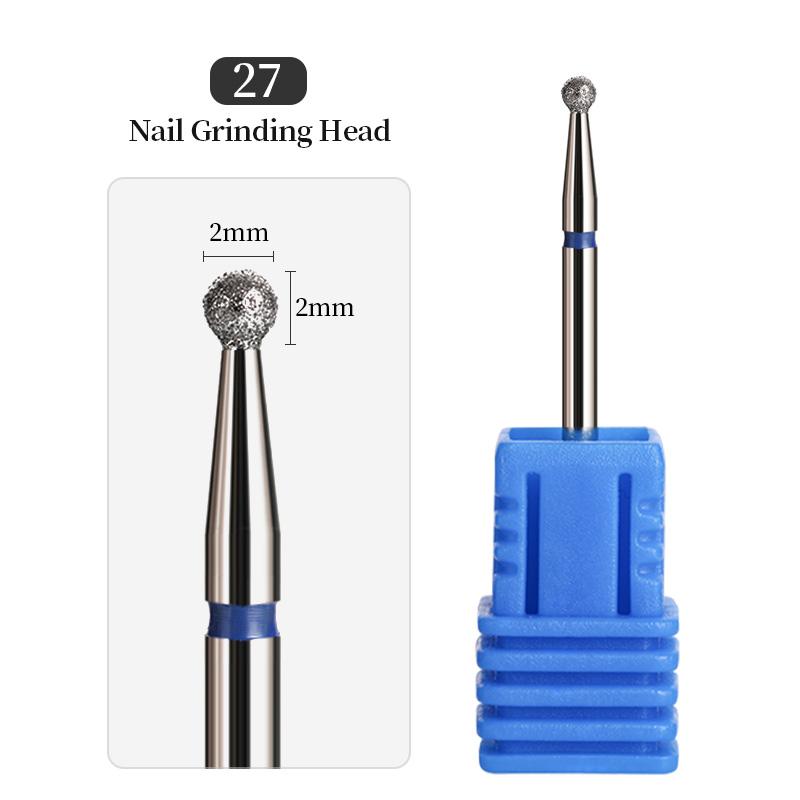 1Pcs Nail Drill Bits Milling Cutters for Gel Nail Polish Manicure Rotary Grinding Head Bits Cuticle Nail Files Tool