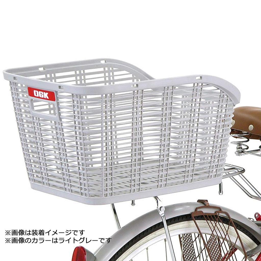 OGK Giken RB-005 Fixed Rear Basket for Bicycles, Black