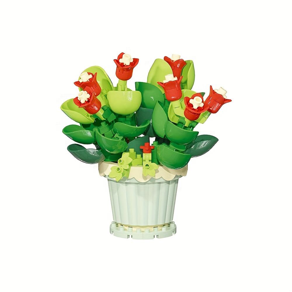 Набор строительных блоков «Букет цветов» — набор из бонсай и растений из АБС-смолы — фото 10