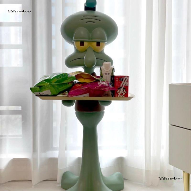 

Сквідвард Піднос Офіціант 3D Підлогова Прикраса для Дому, Офісу або Дитячої Кімнати Other