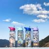 New 750ml Water Bottle Portable Cute Cartoon Printed Straw Cup Leakproof Large Capacity Sports Cup Outdoor Travel