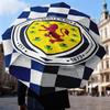 Ombrello Pieghevole Scozia Emblema Leone Rampante, Ombrello Automatico 8 Stecche per Viaggio, Campeggio Uso Regalo per Halloween Natale