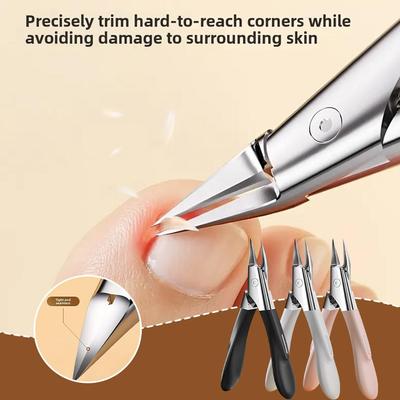 1 Stück Nagelknipser Zehennagelzange Pediküre Maniküre Korrektur Nicht Werkzeug Eingewachsen Professionell P M8Z0