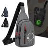 Sac de poitrine pour homme, nouveau sac à bandoulière décontracté et tendance, sac à dos de cyclisme coréen, 2024