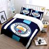Manchester City Logo Bedding Set Bedding Duvet Cover Set Duvet Cover Pillowcases (1 * Duvet Cover 2 * Pillowcases, Without Duvet Insert)