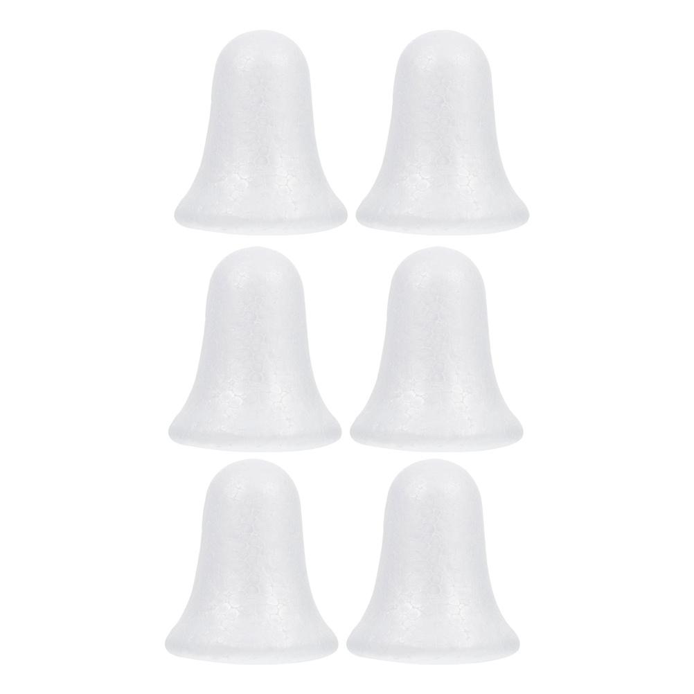 

6Pcs Christmas Jingle Bells Foam Ornaments for Tree Decor DIY Holiday Craft Cute Festive Home Decor Accents Xmas Bell Pendant other