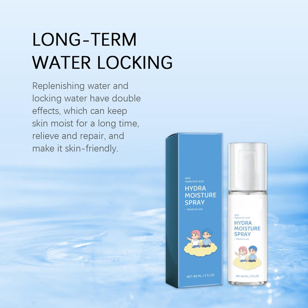 Hyaluronic  Moisturizing Spray - Brightly Hydrates And Adds , Deeply Moisturizing And Nourishing The Skin  Your Face 60ml.