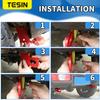 TESIN Car Towing Bars Kit For Suzuki Jimny 2019 2020 2021 2022 2023 2024 Front Rear Bumper Bar Towing Trailer Hook Accessories