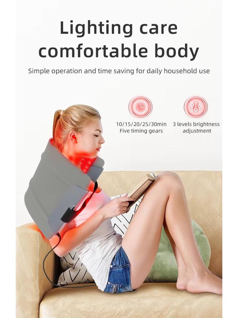 LED Silicone Red Light Therapy Panel for Skin Rejuvenation
