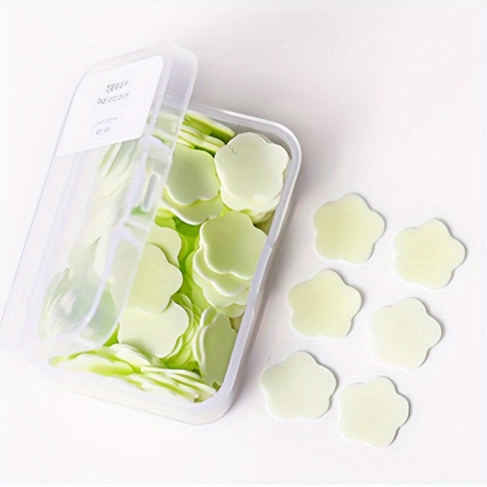 Portable Handwashing Soap Leaves for Travel Kids Students Biodegradable Mini Floral Soap Sheets In Box