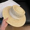 Wide Brim Western Cowboy Hat Sunscreen Visor Cap Fashion Hollow Straw Hat  Vacation