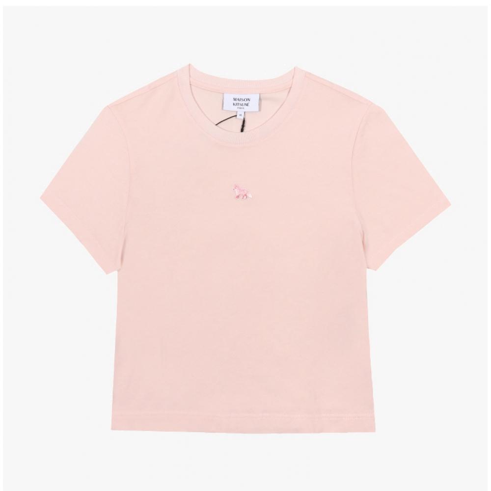 MaiSon KiTSune Baby Fox PaTch Crop Damen T-Shirt Mw00105kj0008