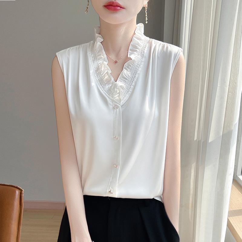 Elegantes Sommer-Damen-Tanktop mit Rüschenbesatz - Trendiges und vielseitiges Mode-Essential