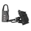 Mountain Bike Helmet Portable Motorcycle Bicycle Steel Wire Three Digit Password Lock