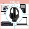 Wireless Head Mounted Headphones Wired Headset 5 In 1 Fm Monitor Audio Cd Tv Mp3