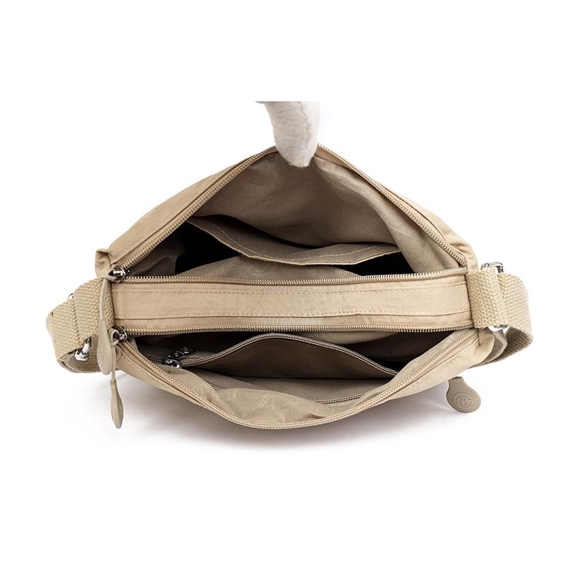 Crossbody Bag Lightweight Water-repellent Nylon Bag Women's Shoulder Bag