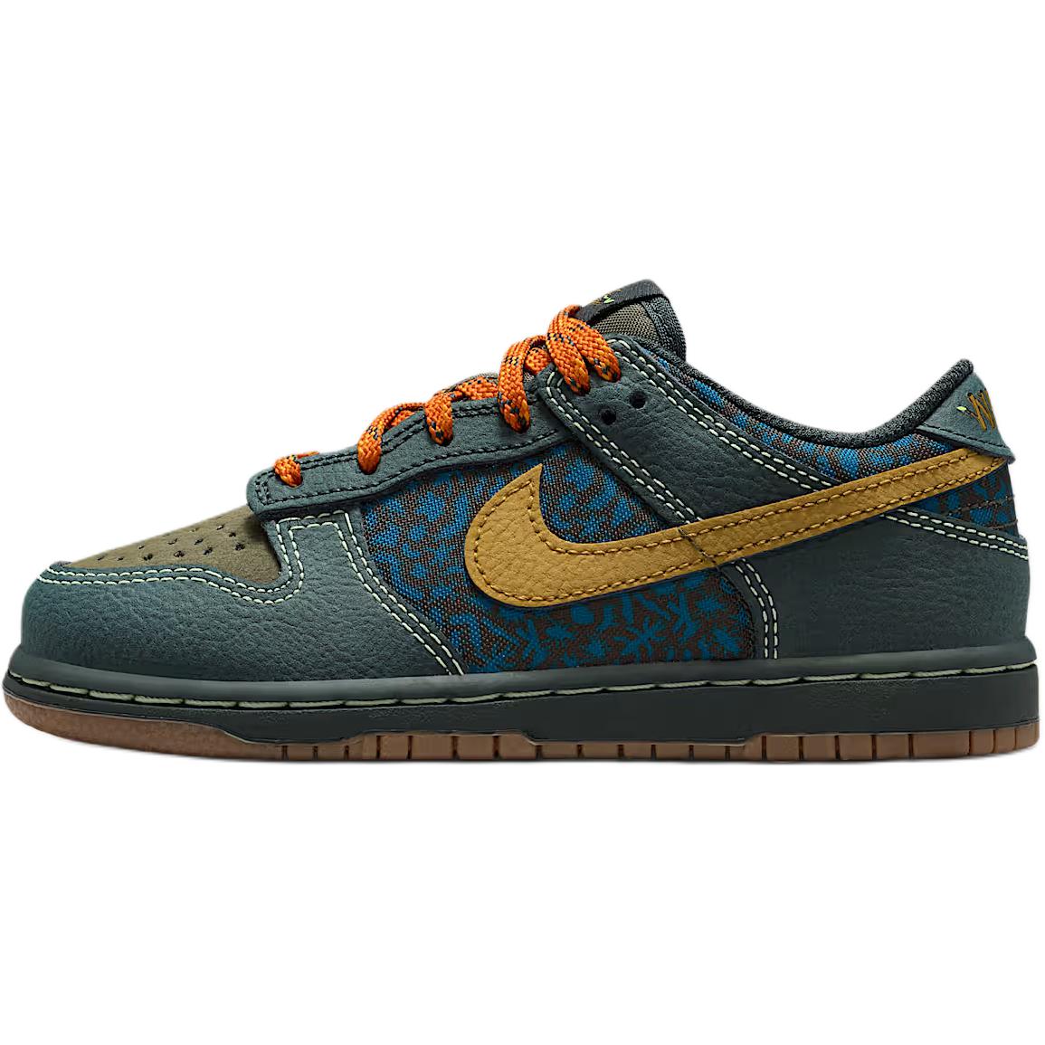

Nike Dunk Low PS Морские водоросли Охра Хаки Детские кроссовки Зеленый Хаки Зеленый-Бездна IH4043-364 35