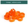 16MM 20MM Chicken Foot Ring Snap-Fit No Numbers 20/50 Pcs Identity Recognition Farm Animals Poultry Duck Goose Breeding Tools